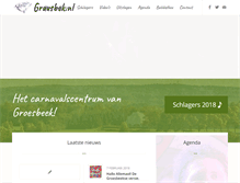 Tablet Screenshot of gruusbek.nl